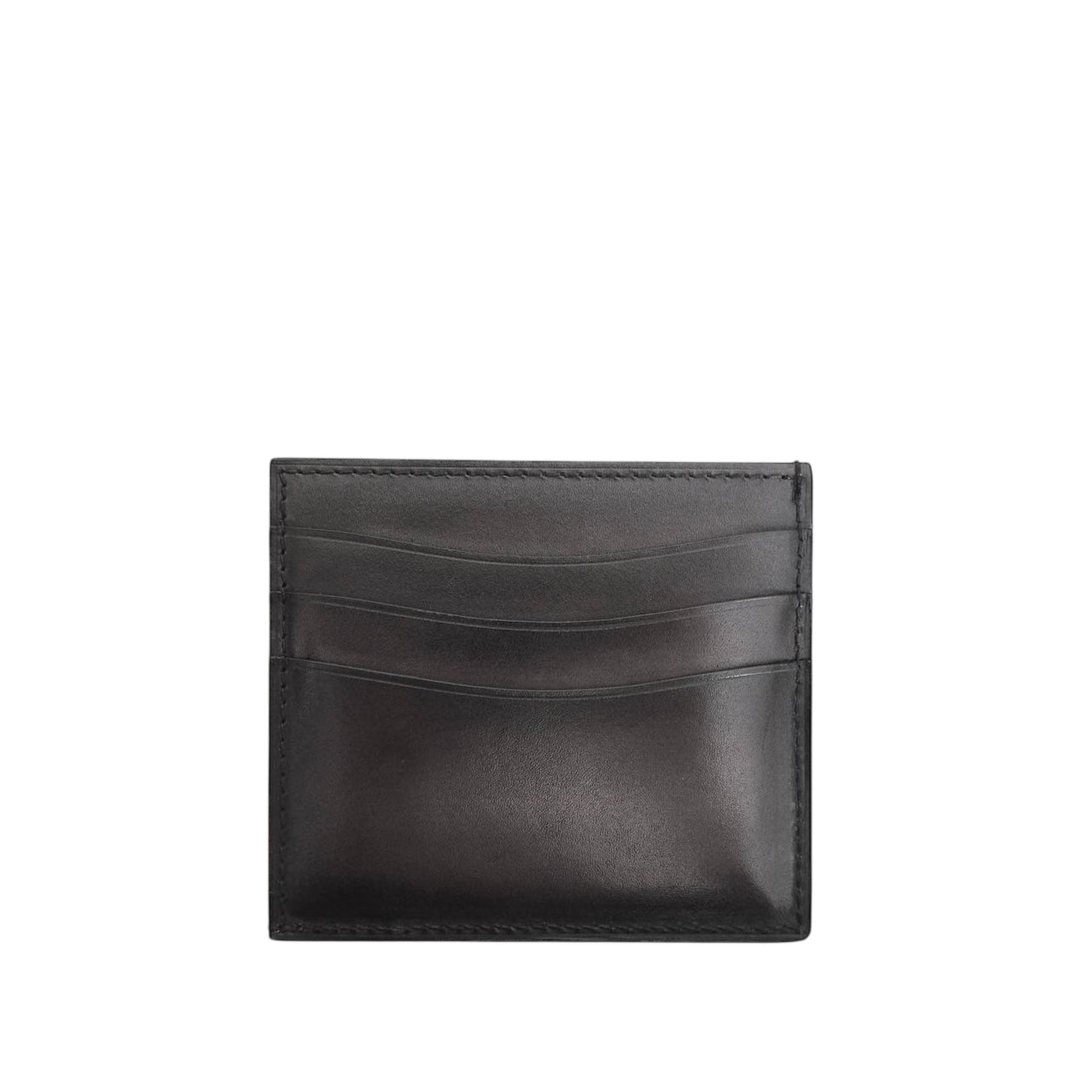 BERLUTI - Card Holder Bambou 6CC in Nero Grigio