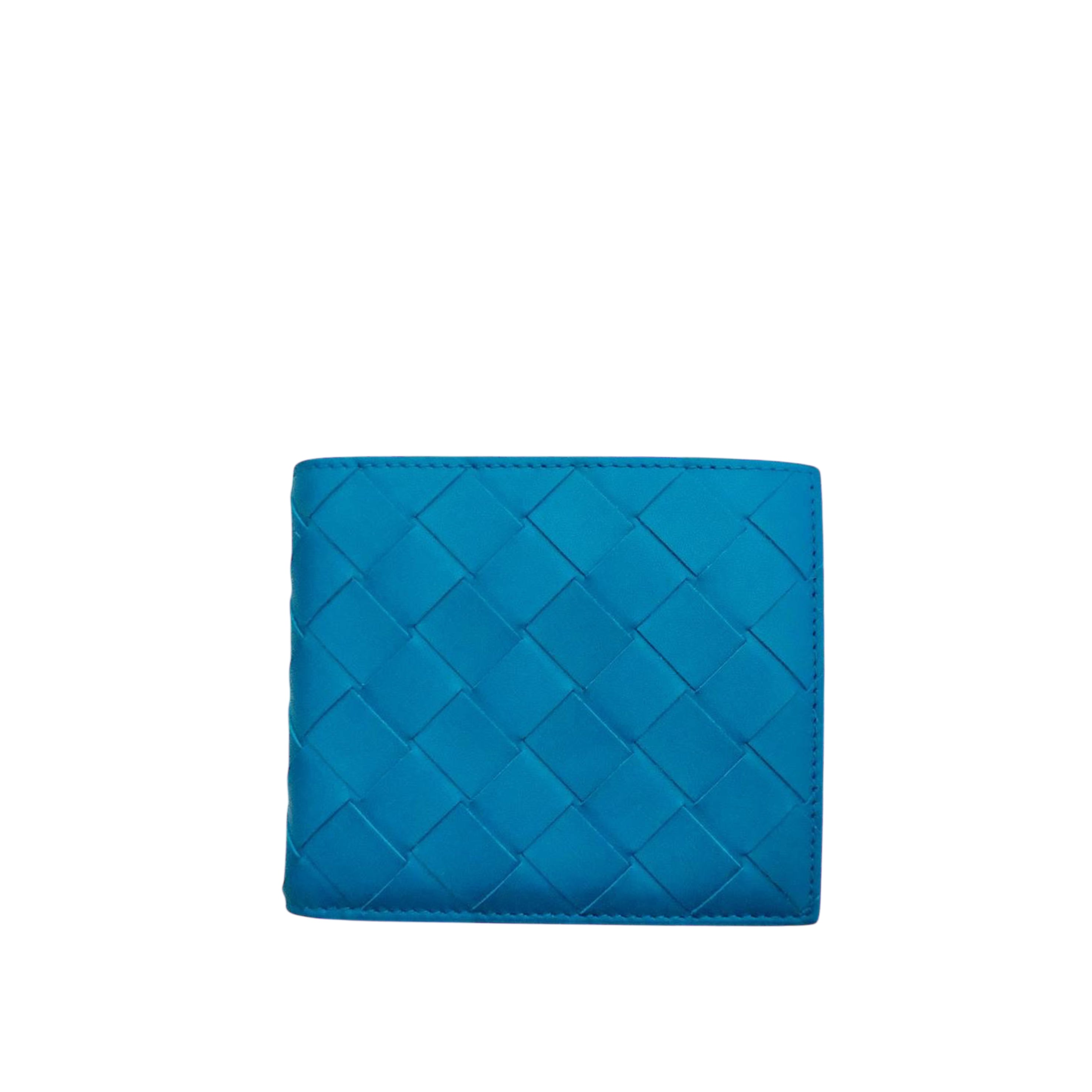 BOTTEGA VENETA - Bifold Wallet in Blue Print