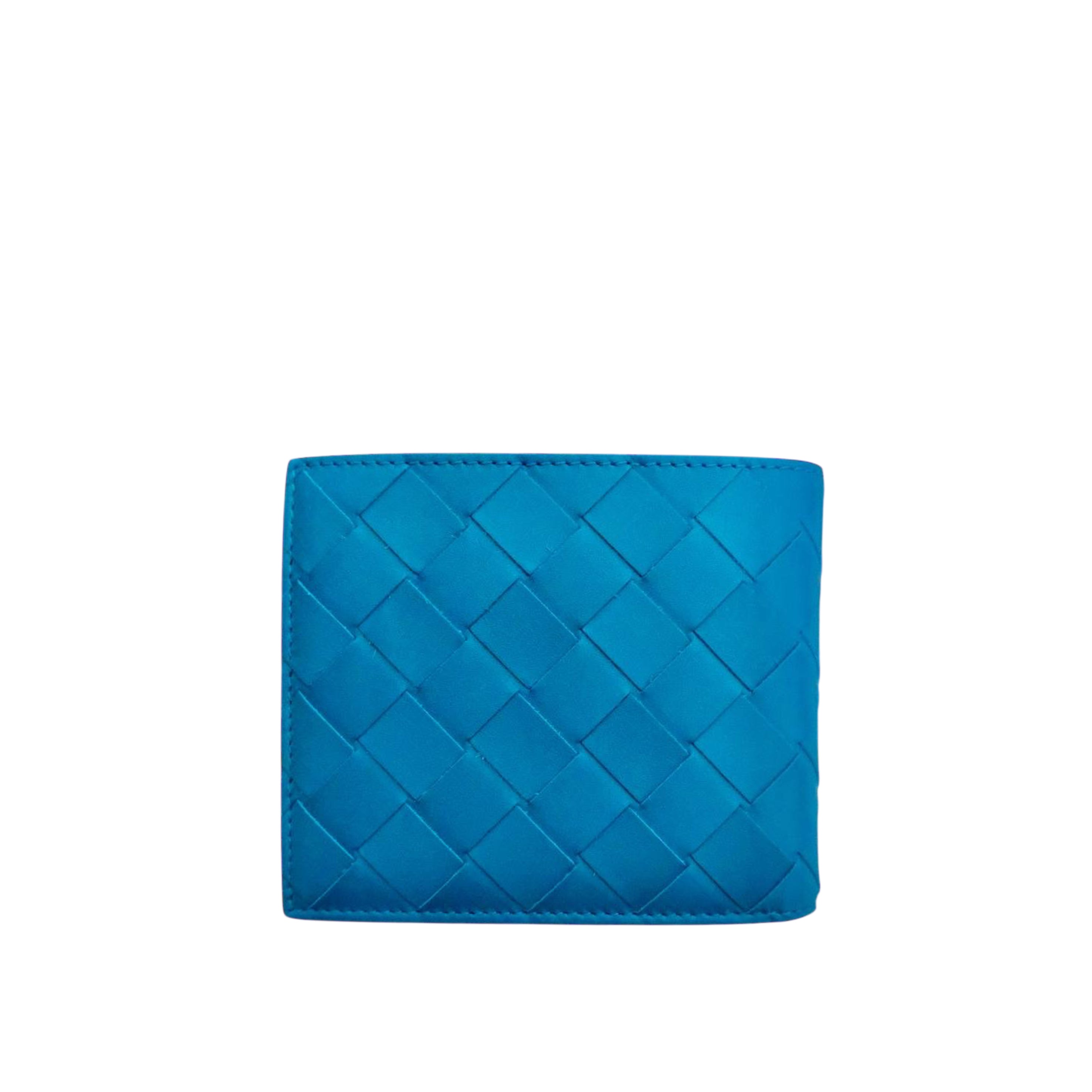 BOTTEGA VENETA - Bifold Wallet in Blue Print