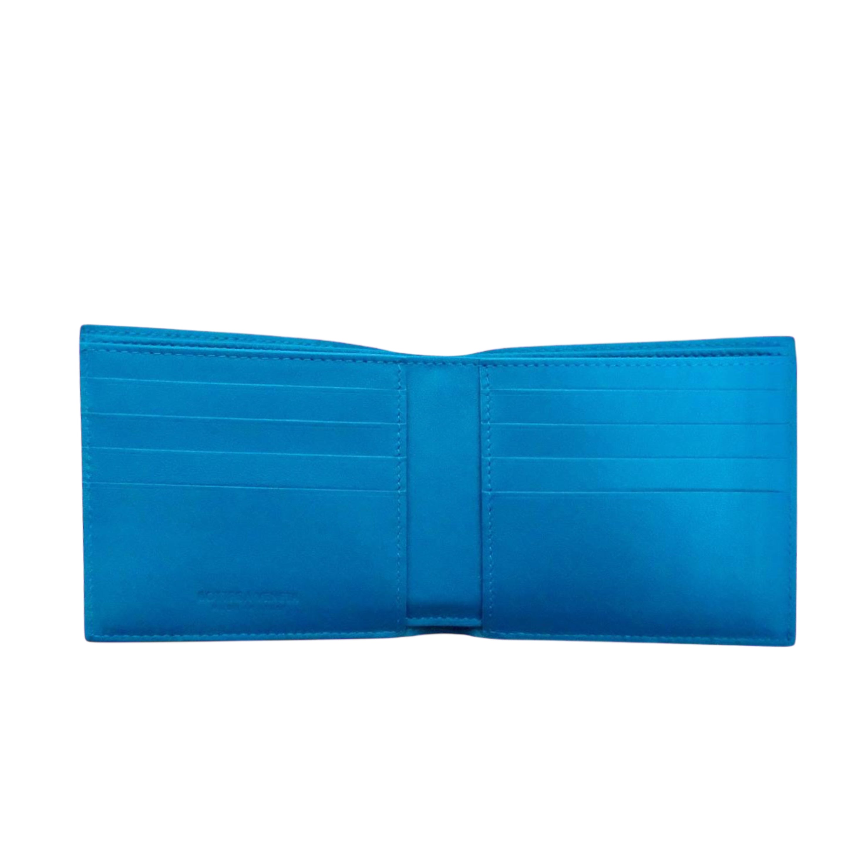BOTTEGA VENETA - Bifold Wallet in Blue Print