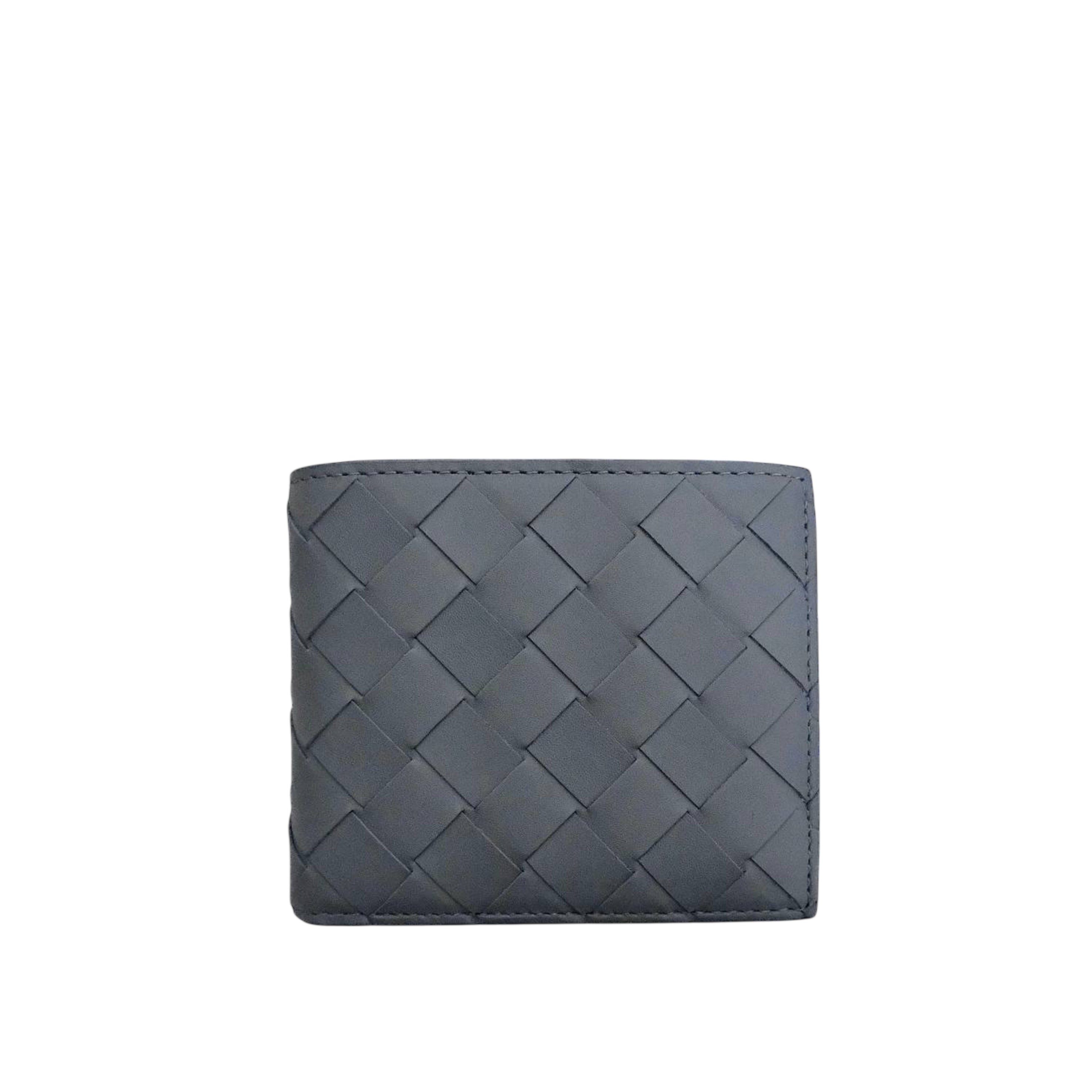 BOTTEGA VENETA - Bifold Wallet in Thunderbird/ Blue Pool
