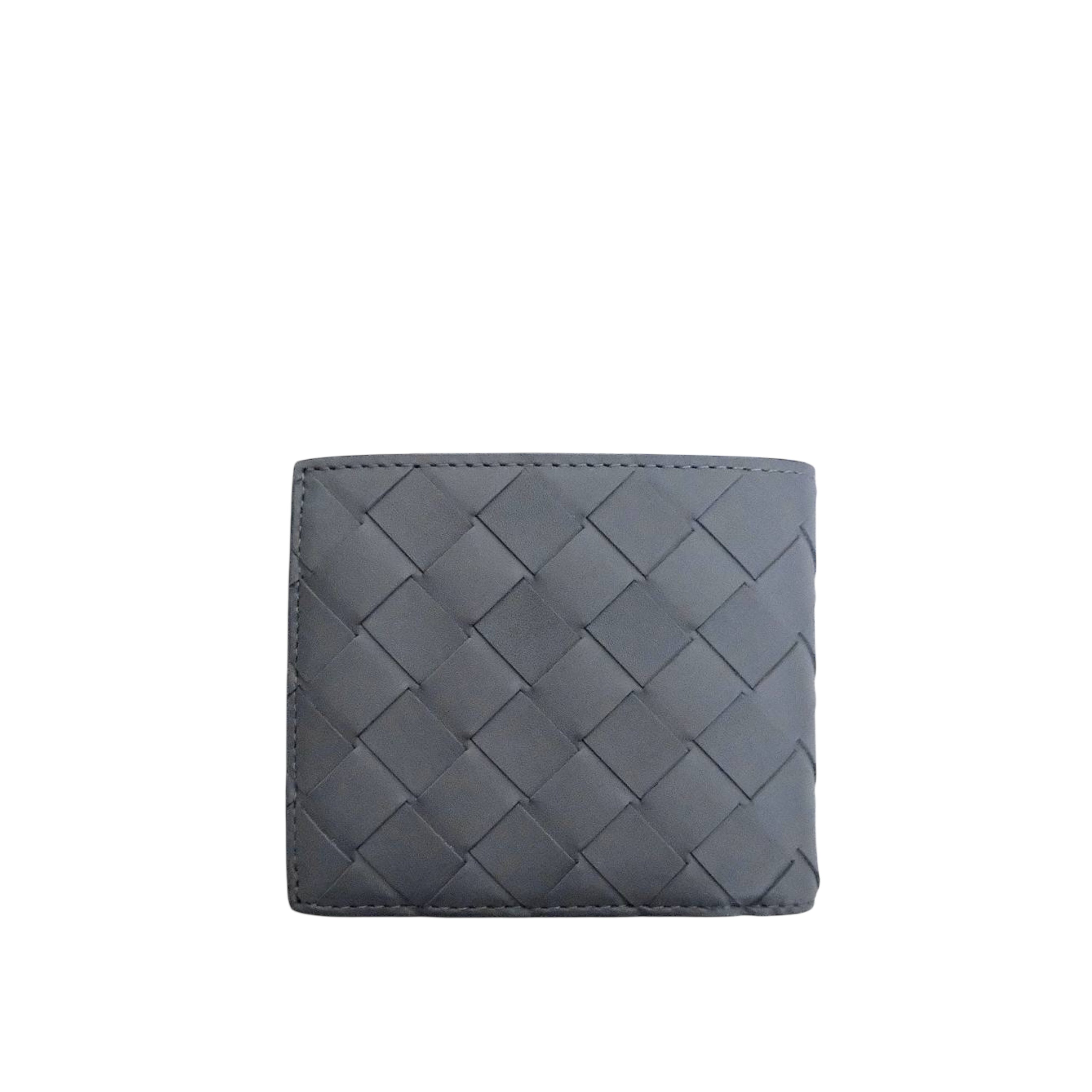 BOTTEGA VENETA - Bifold Wallet in Thunderbird/ Blue Pool