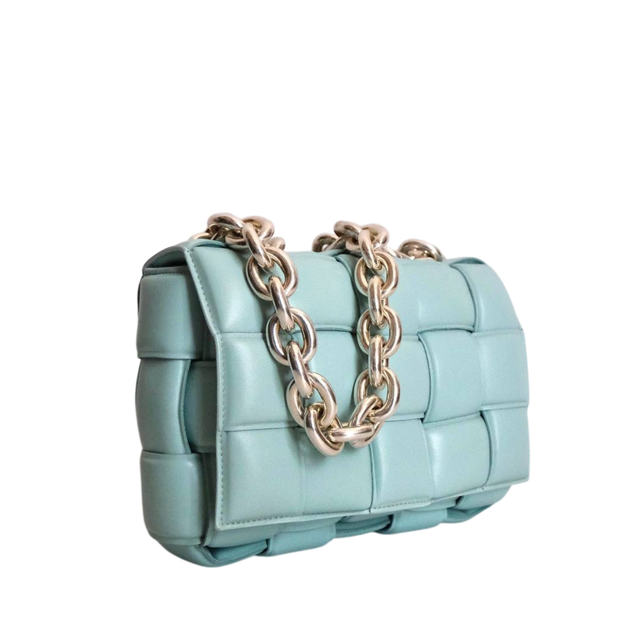 BOTTEGA VENETA - Chain Padded Cassette in Spearmint