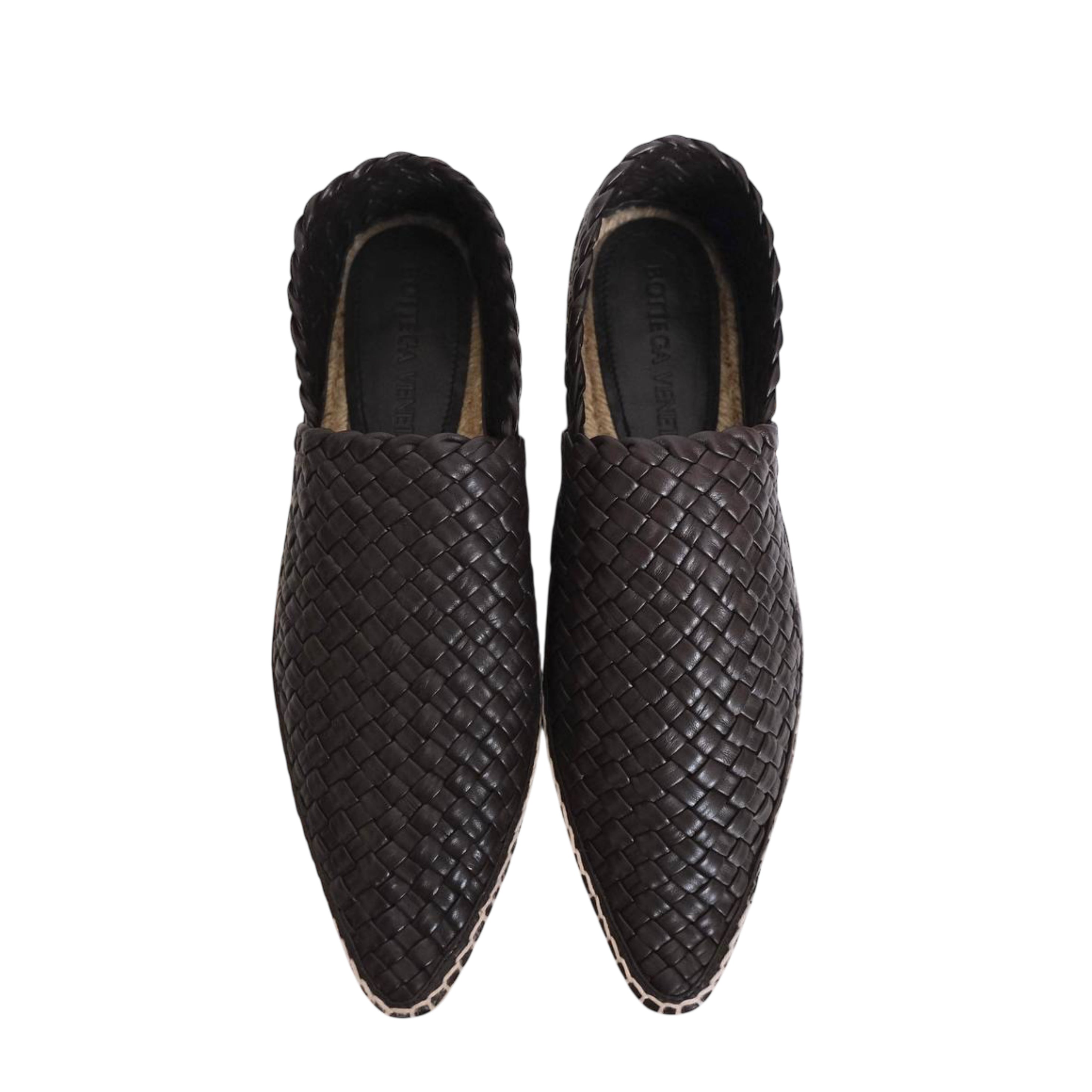 BOTTEGA VENETA - Espadrilles Leather in Dark Brown Fondant