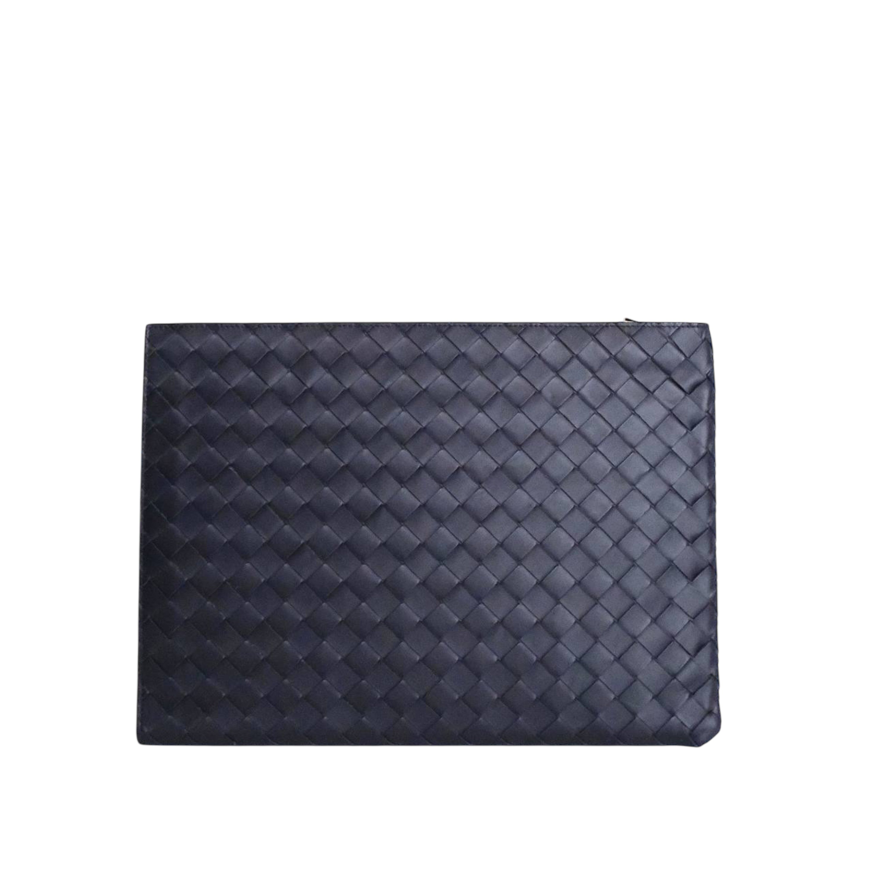 BOTTEGA VENETA - Pouch Document in Deep Blue/ Yellow Green Pollen