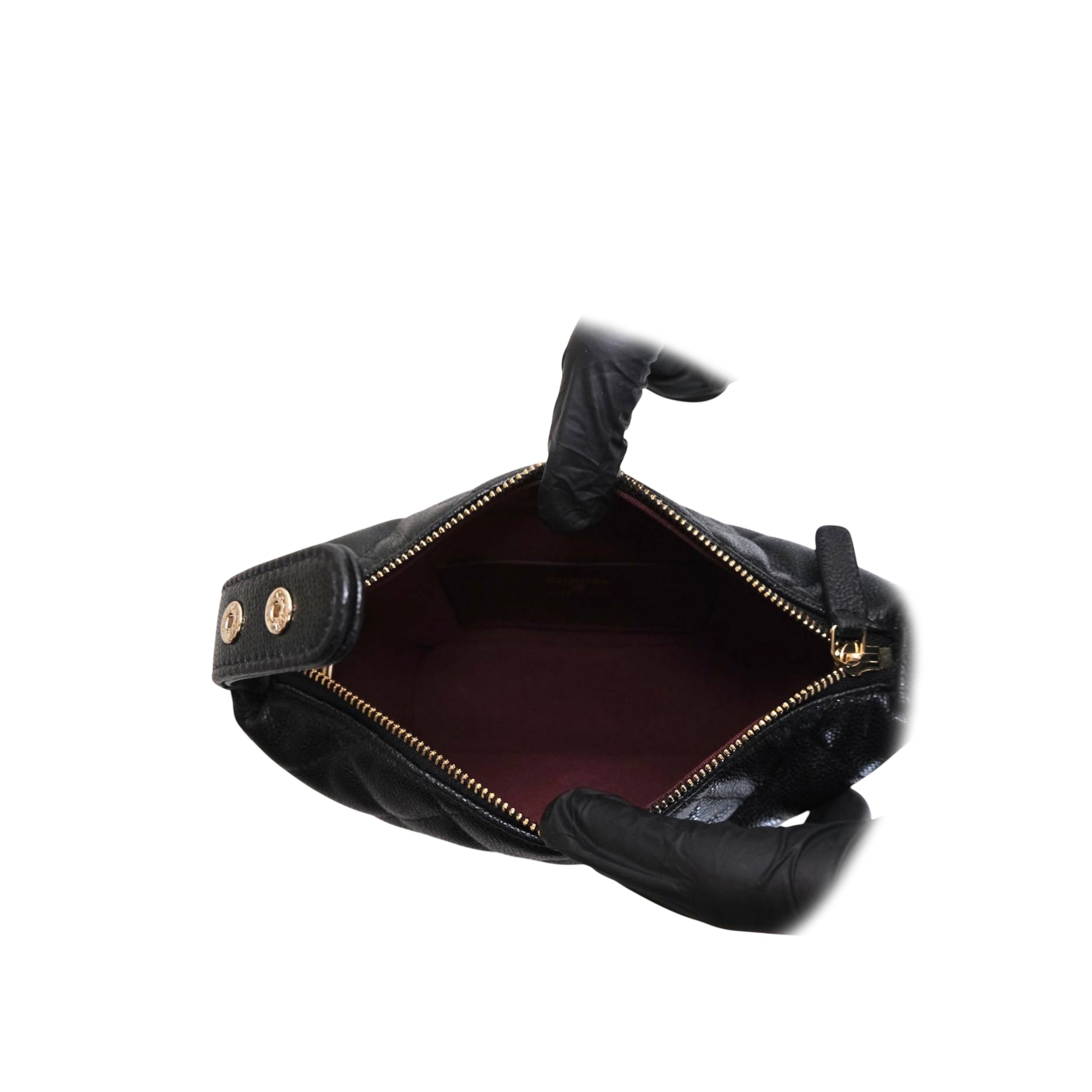 CHANEL - Hobo Slingbag Caviar Leather in Black (Gold Hardware)