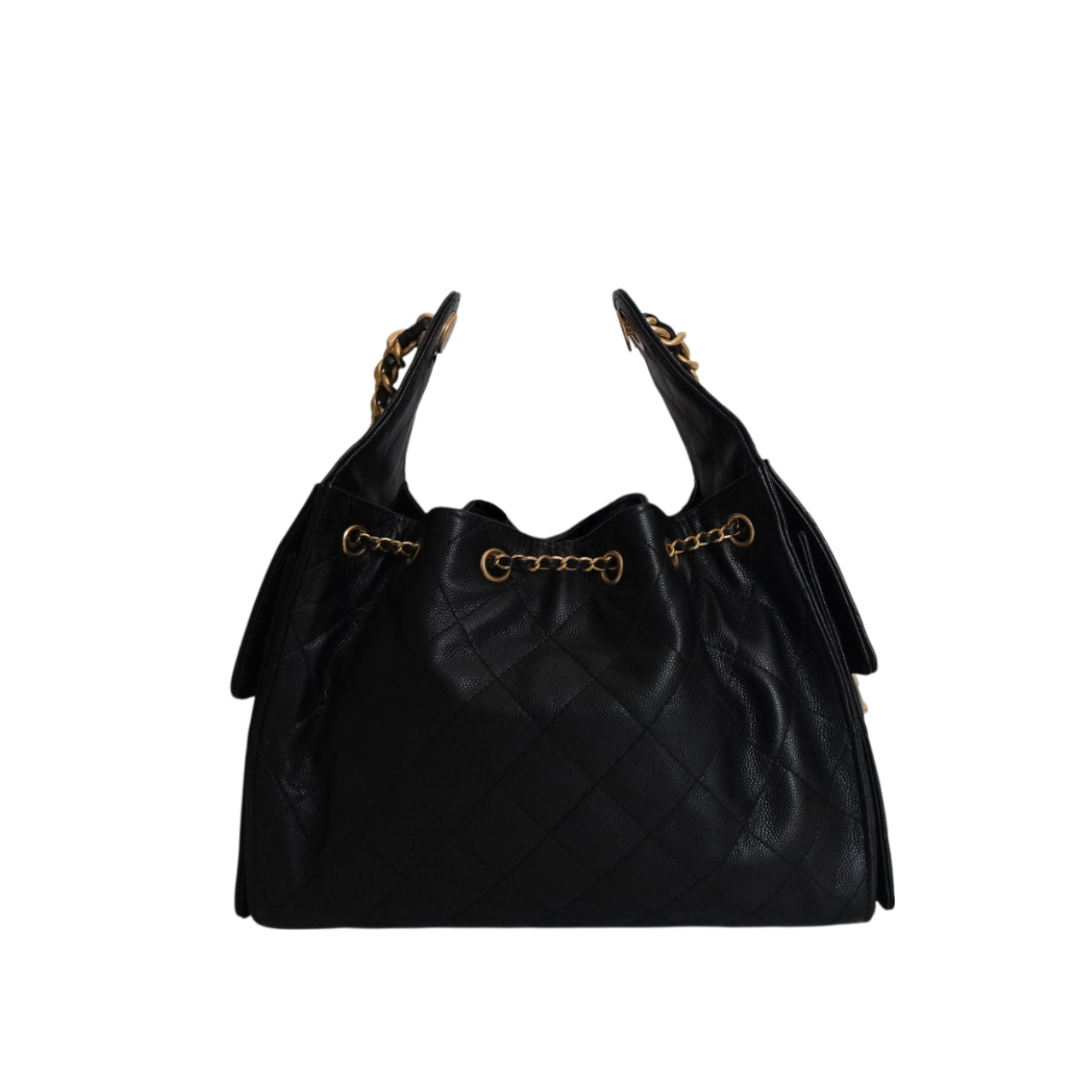 CHANEL - 25 Small Caviar Leather in Black GHW