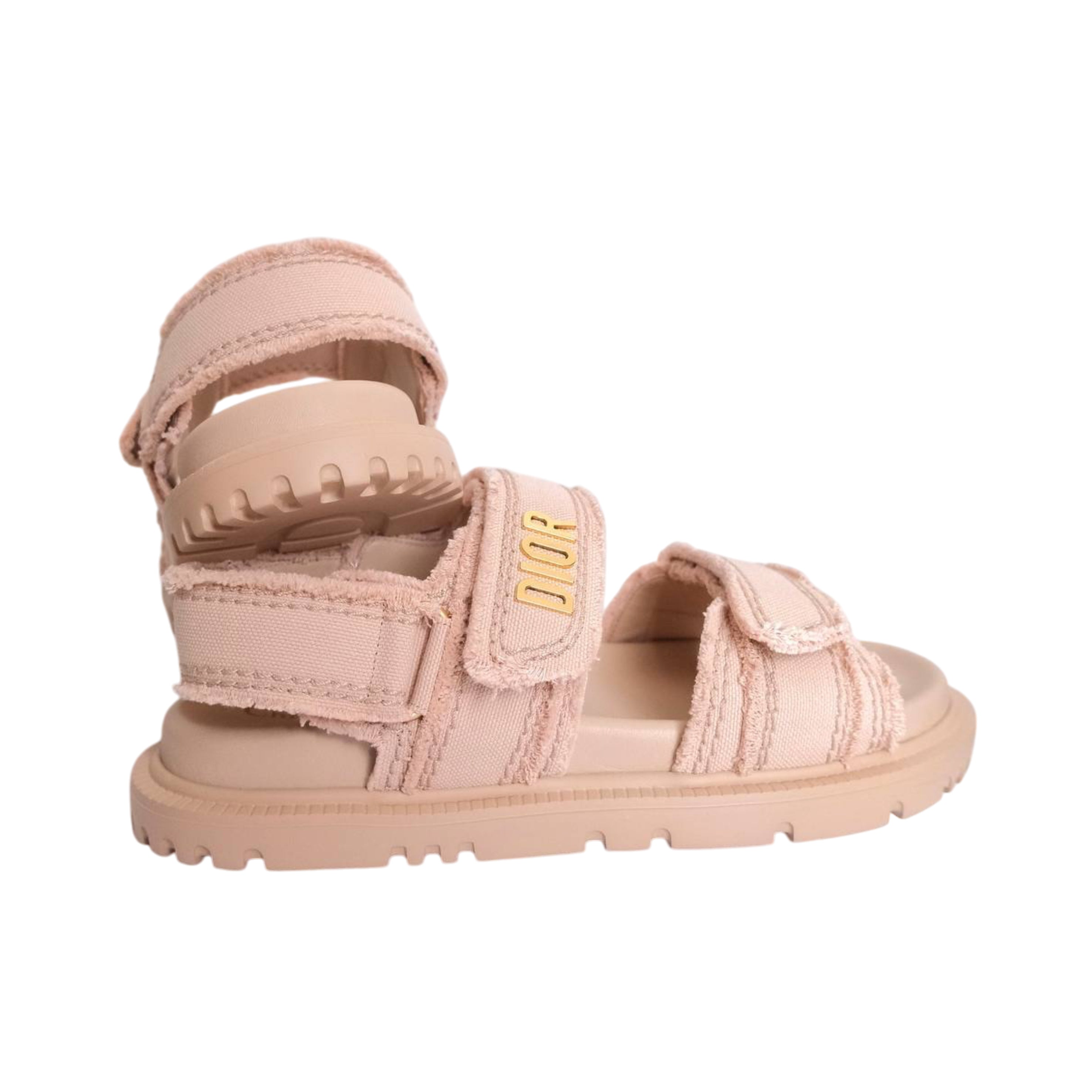 DIOR - Dioract Sandals in Beige Rose