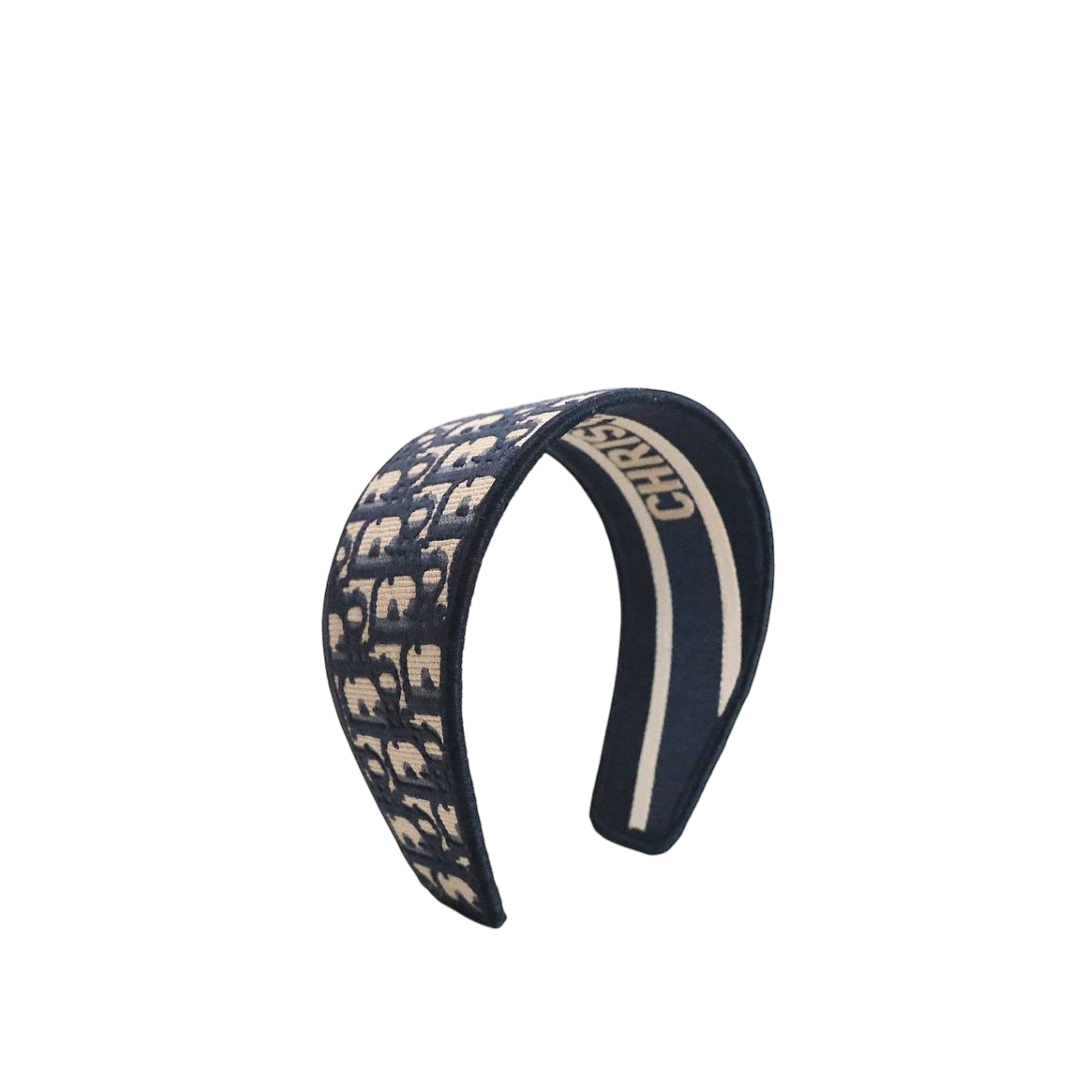 DIOR - Oblique Head Band Jacquard in Blue