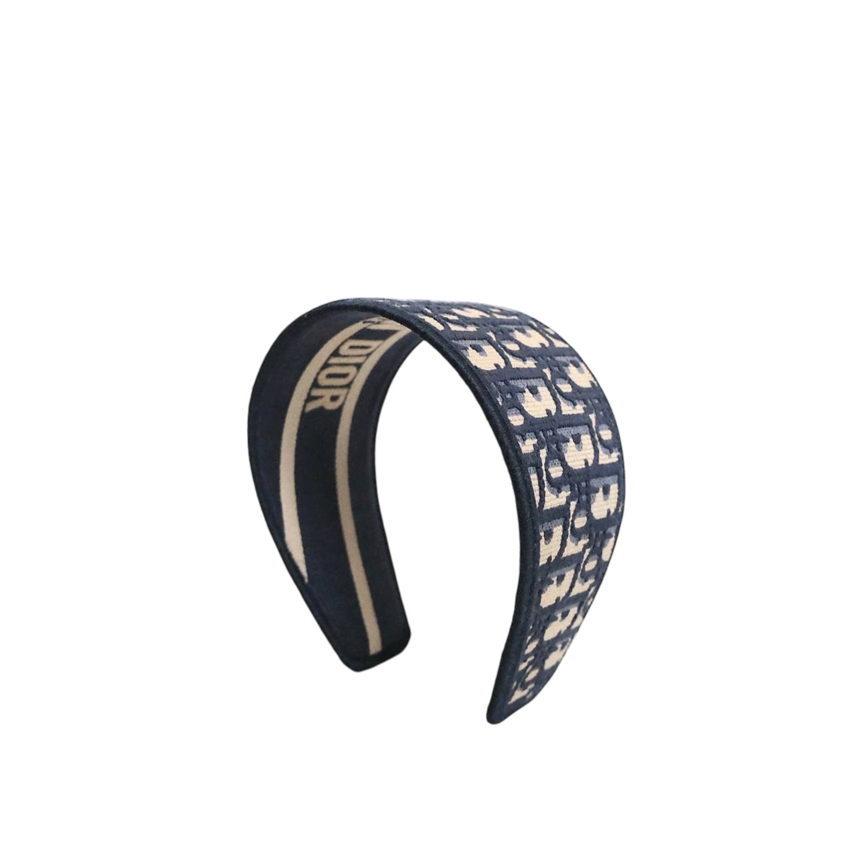 DIOR - Oblique Head Band Jacquard in Blue