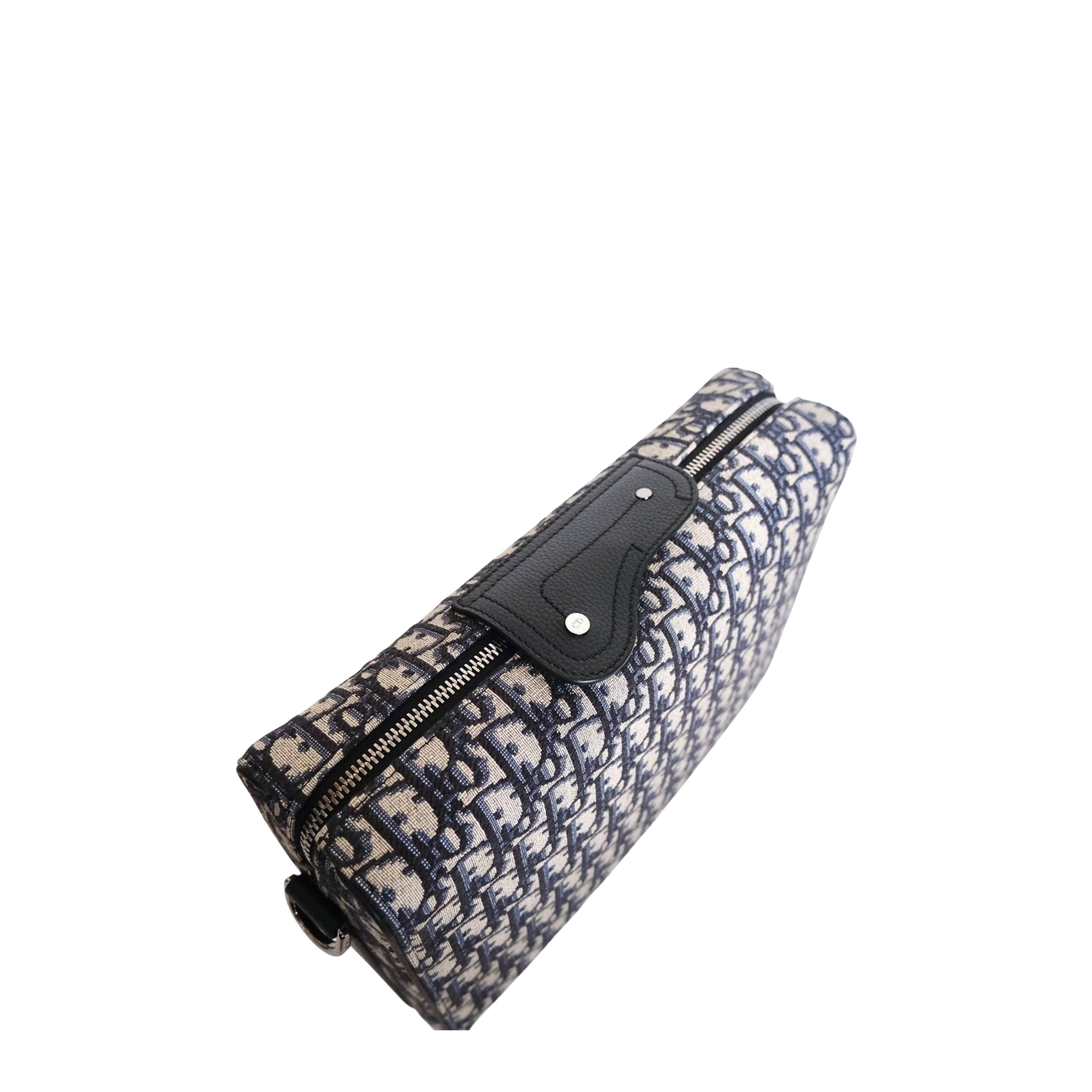 DIOR - Lingot Messenger Slingbag Oblique Jacquard in Blue
