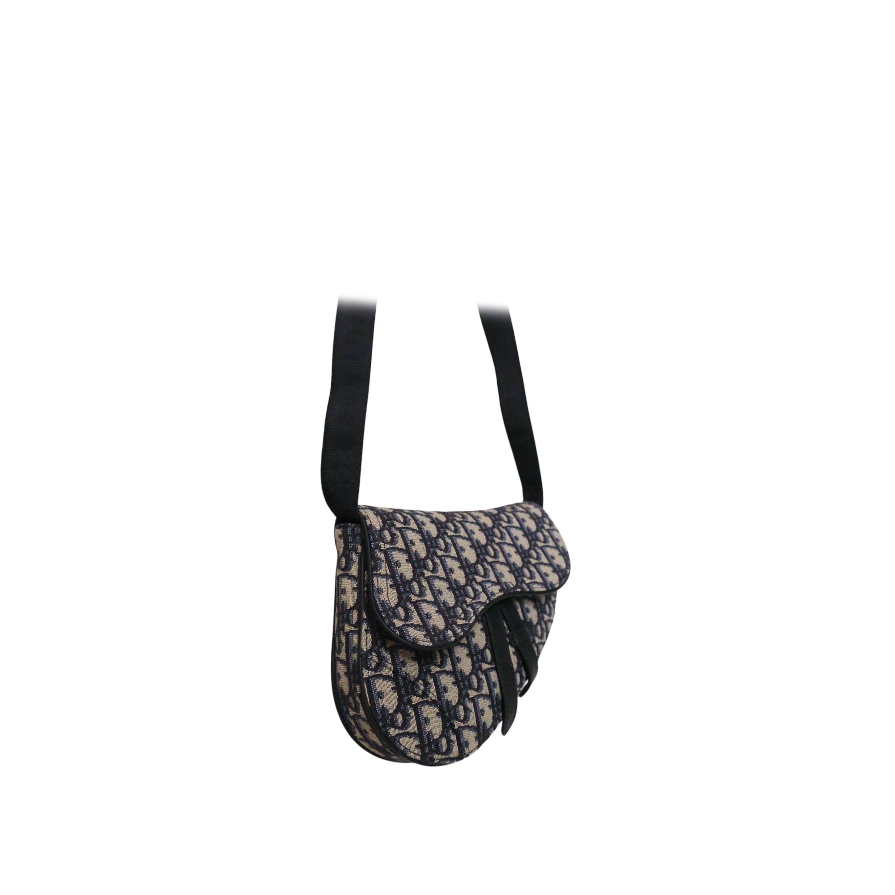 DIOR - Saddle Mini Slingbag & Beltbag Oblique Jacquard in Blue