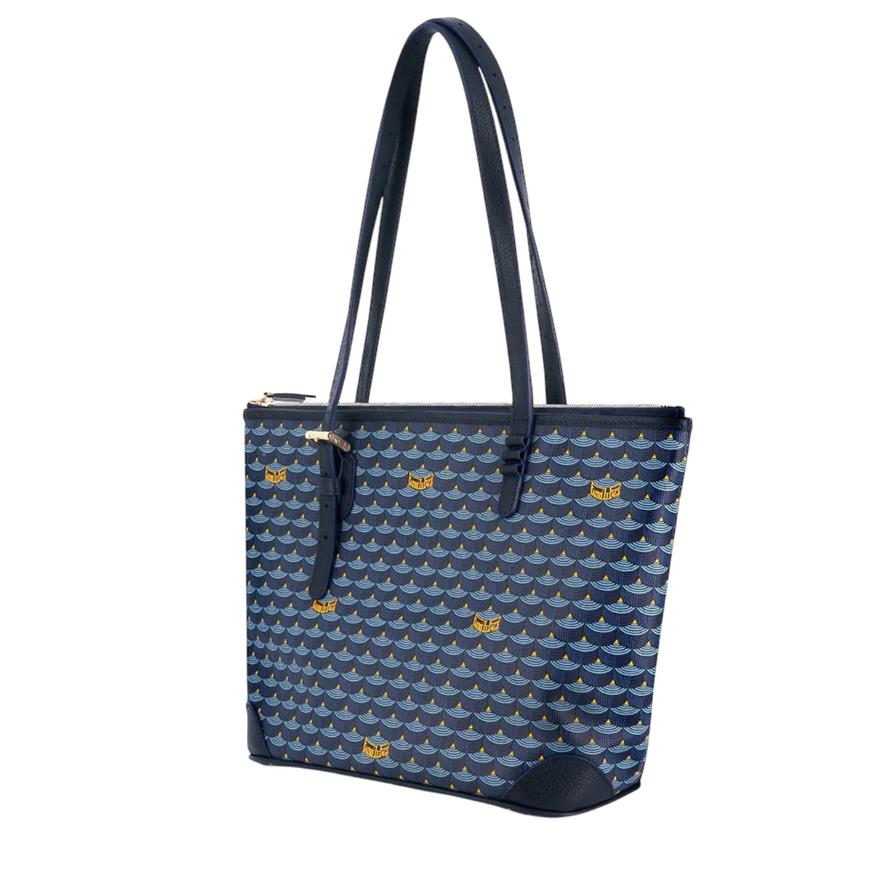 FAURE LE PAGE - Daily Battle Tote Bag 27 Zip in Paris Blue