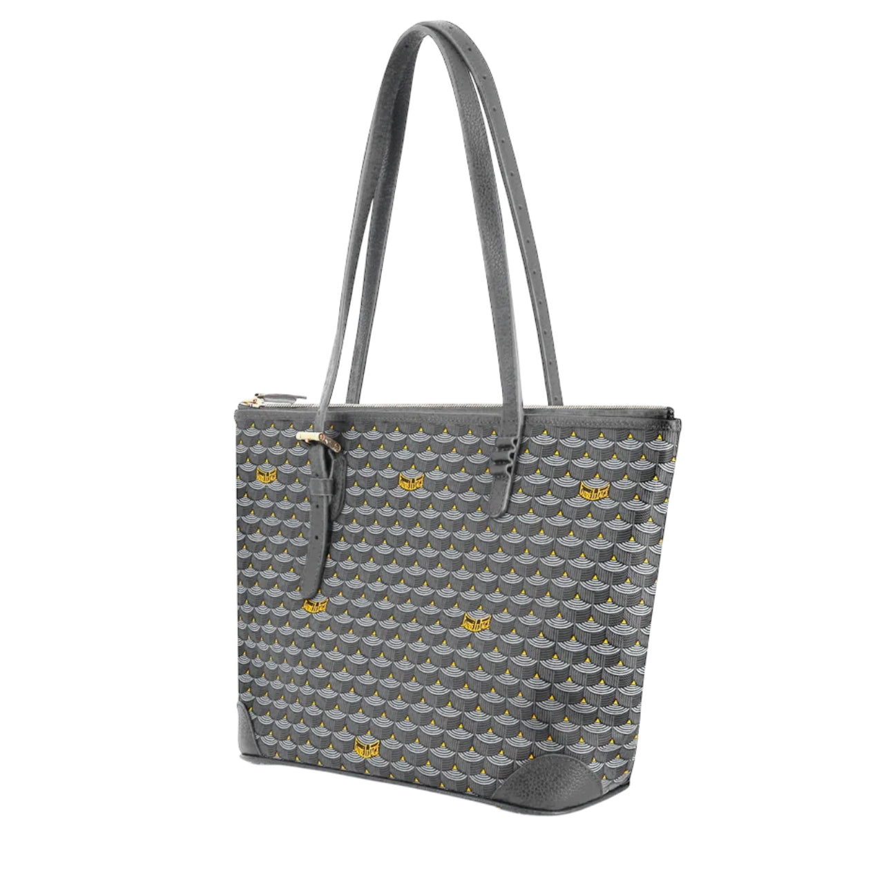 FAURE LE PAGE - DAILY BATTLE TOTE BAG 27 ZIP IN Steel Grey