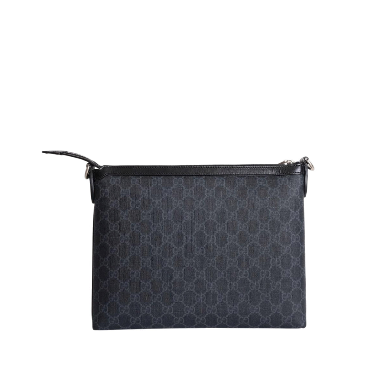 GUCCI - 2 In 1 Slingbag & Clutch in Supreme Canvas & Leather in Black