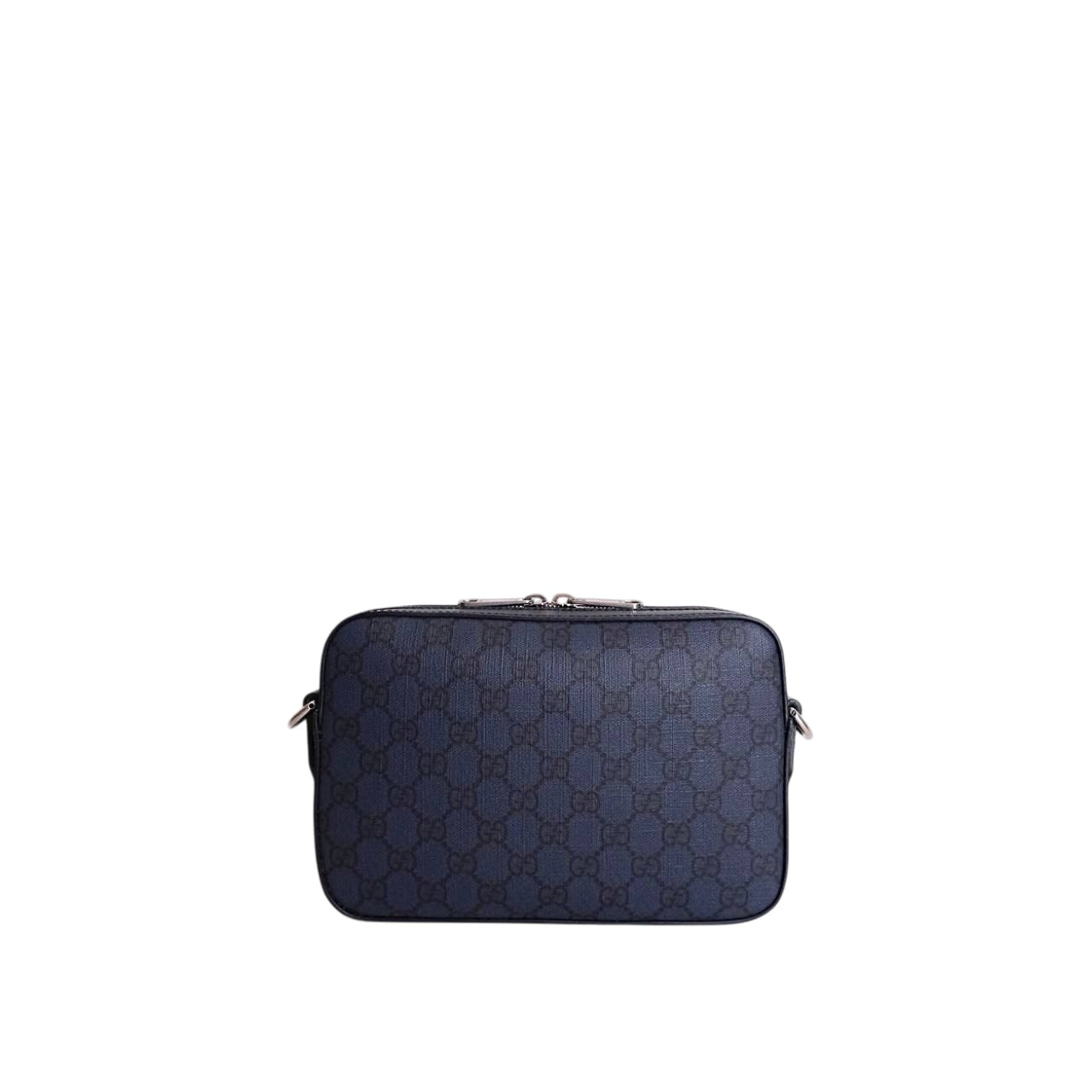 GUCCI - 2 In 1 Ophidia Slingbag & Clutch in Supreme Canvas & Leather in Dark Blue