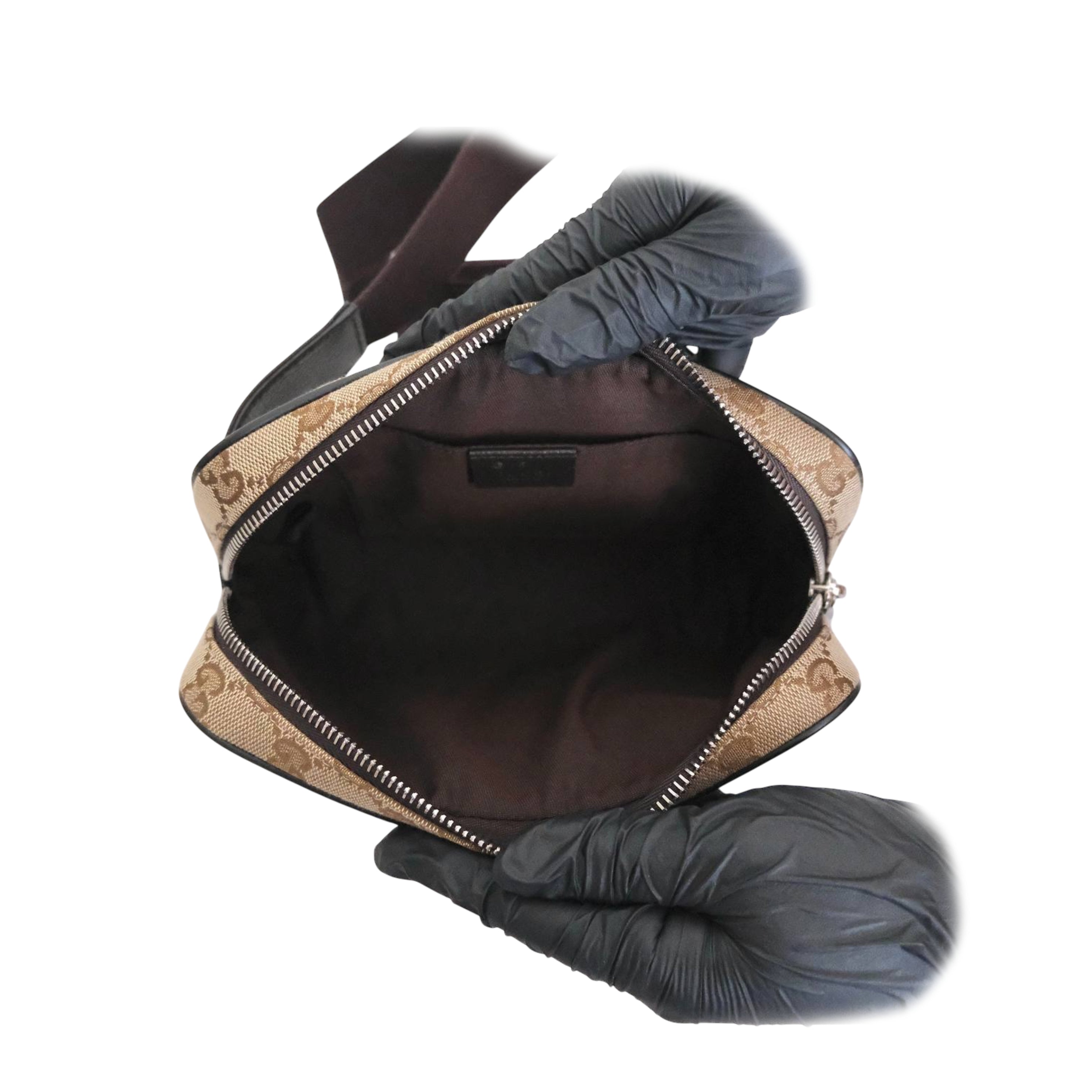 GUCCI - Belt Bag GG Canvas in Brown