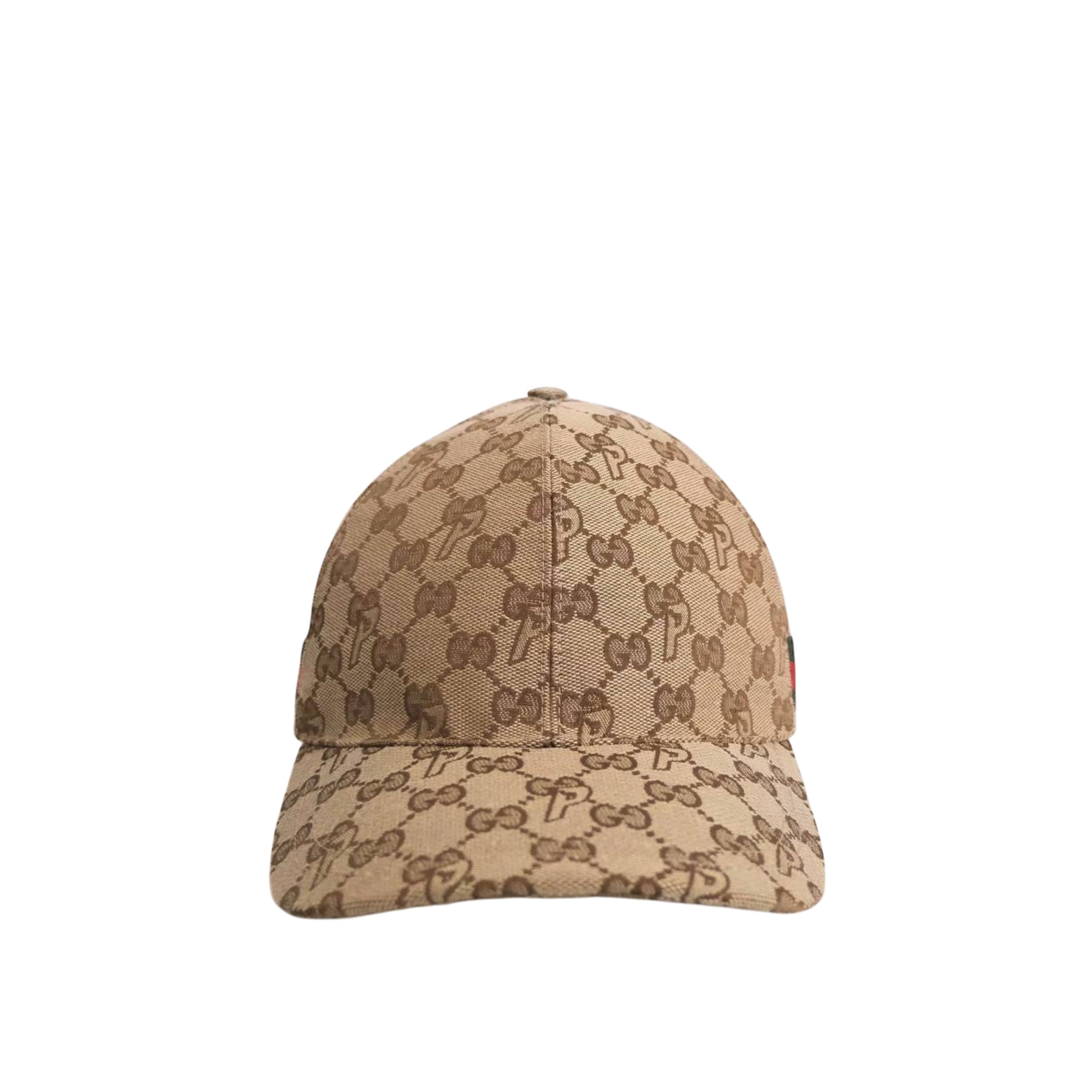 GUCCI - GUCCI X PALACE Baseball Cap Canvas in Brown