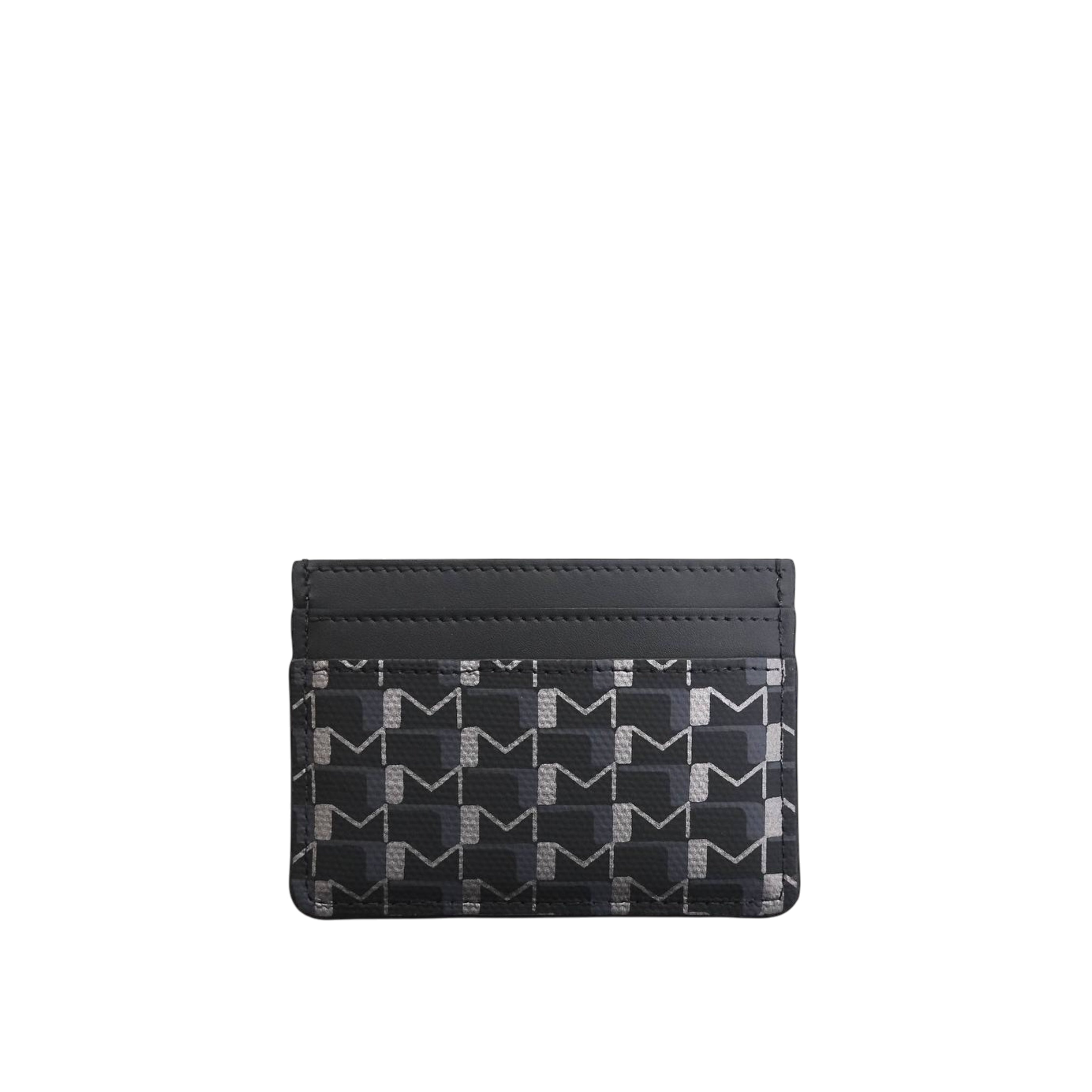 MOYNAT - Oh! Card Holder Canvas on Carbon/ Silver