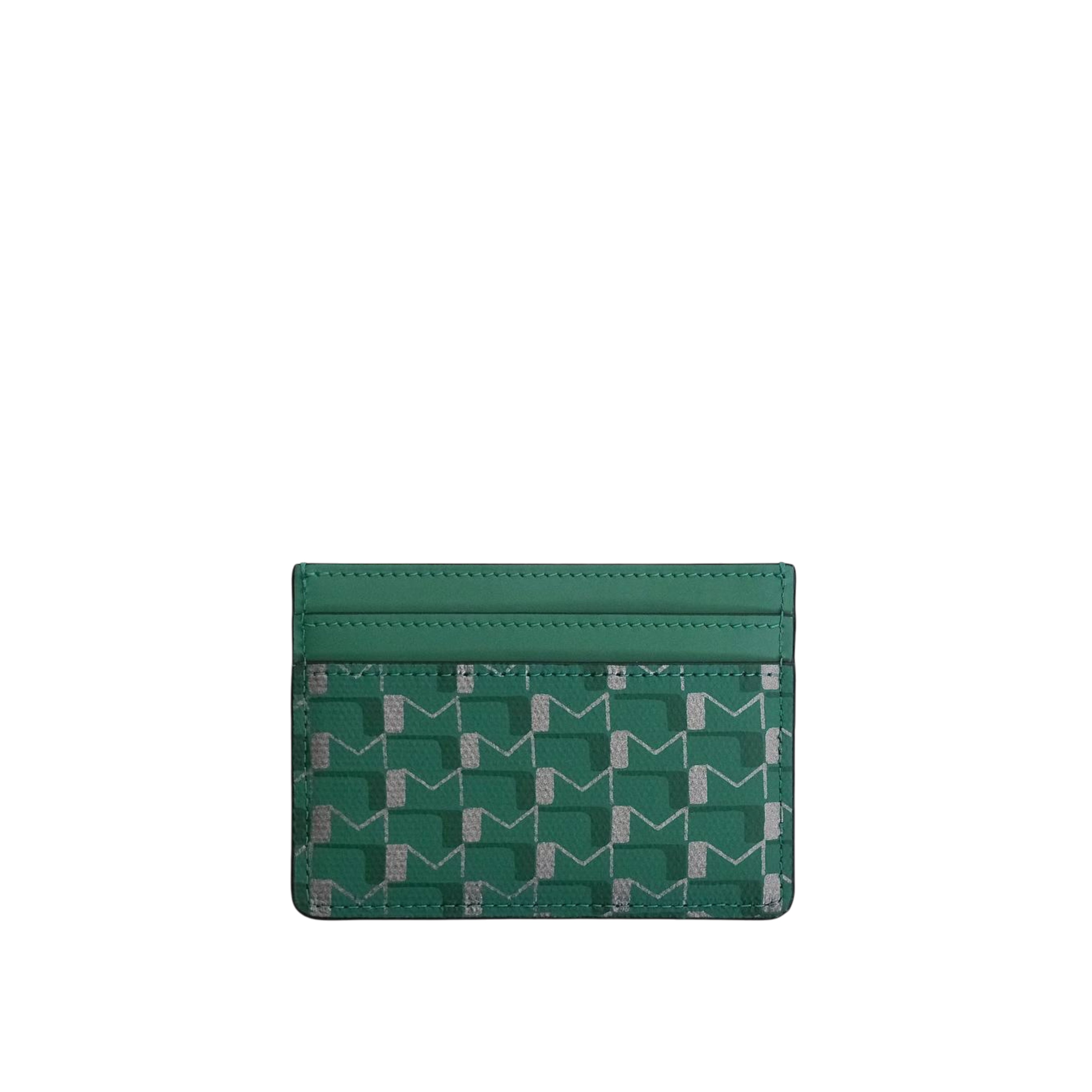 MOYNAT - Oh! Card Holder Canvas in Green/ Silver