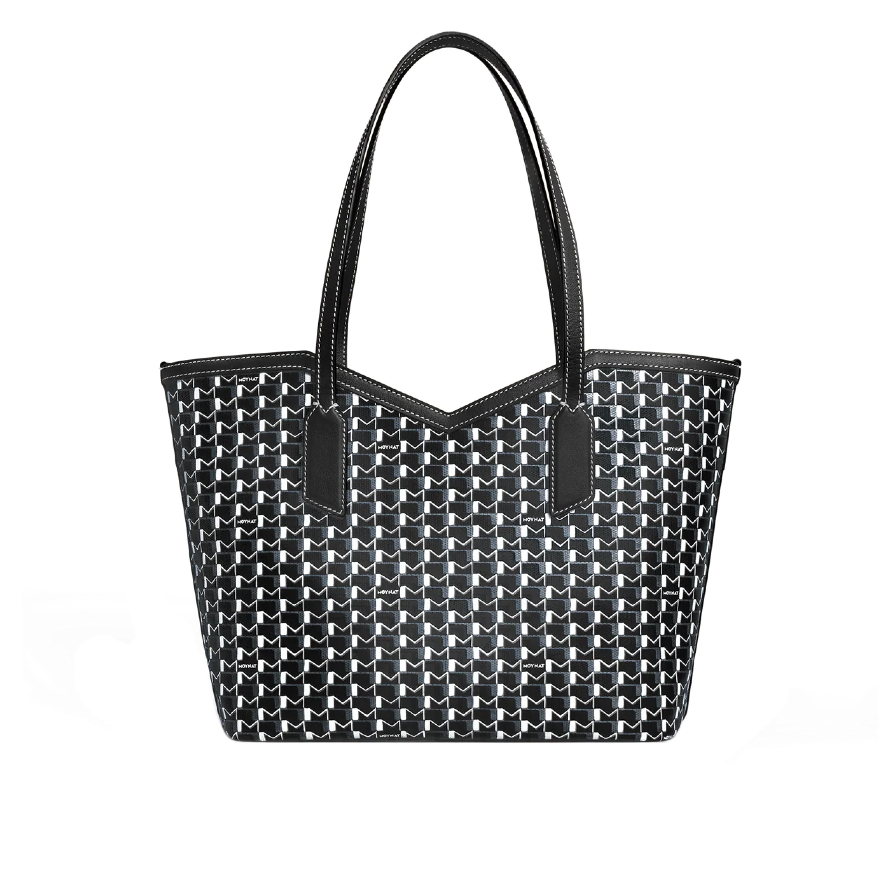 MOYNAT - M Tote Bag Canvas PM in Black/ White