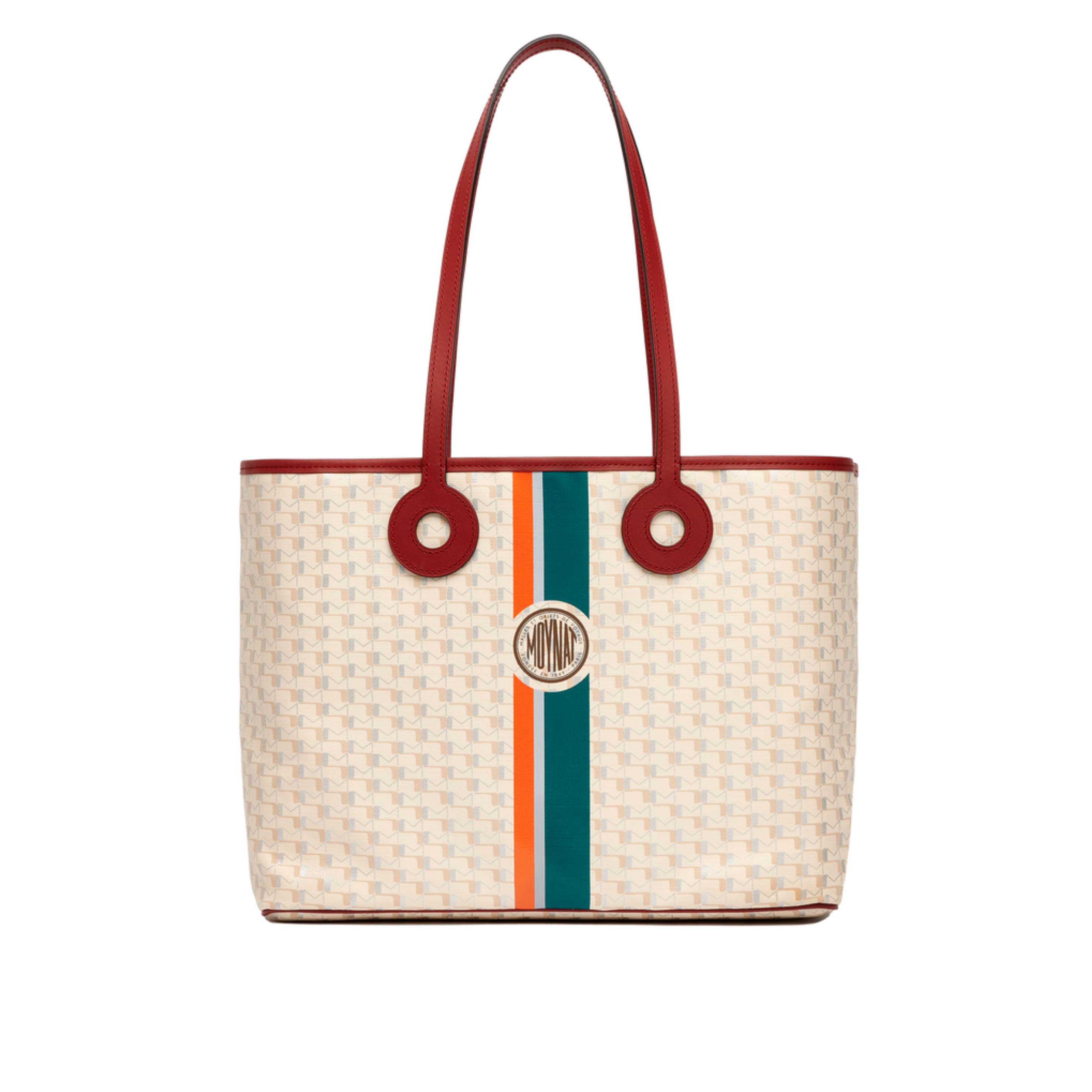 MOYNAT - Oh! Tote Ruban MM in Greige/ Silver/ Madder