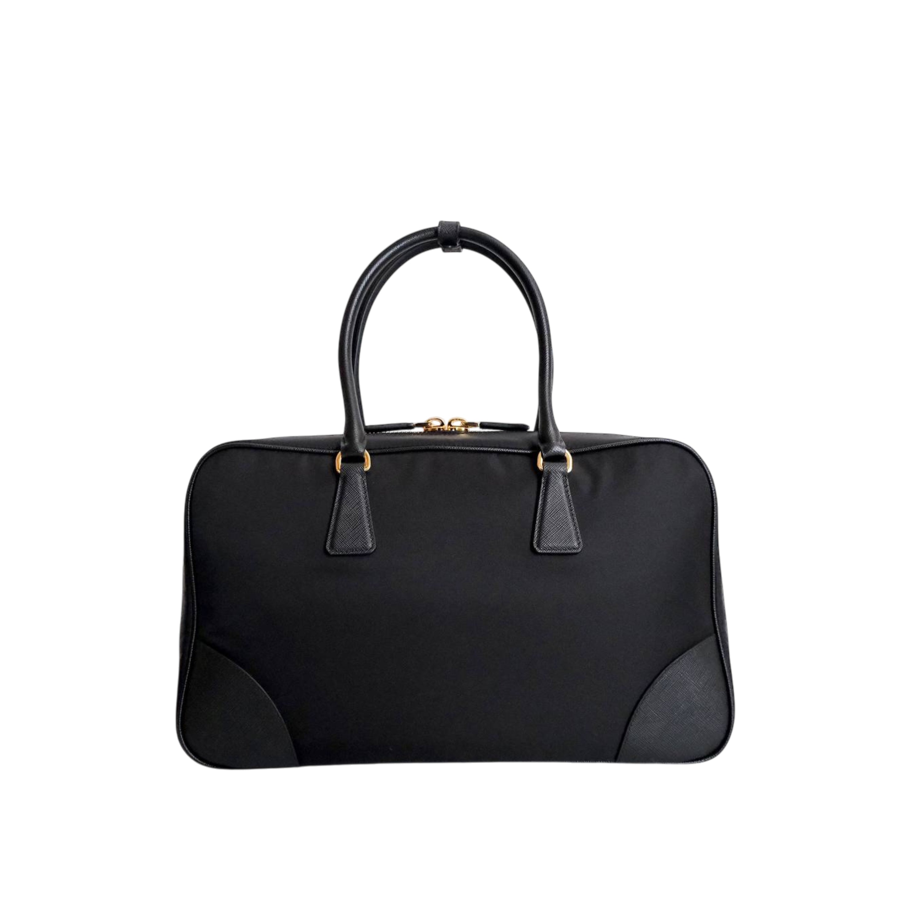 PRADA - Re-Edition 1978 Large Tote in Black (Gold Hardware)