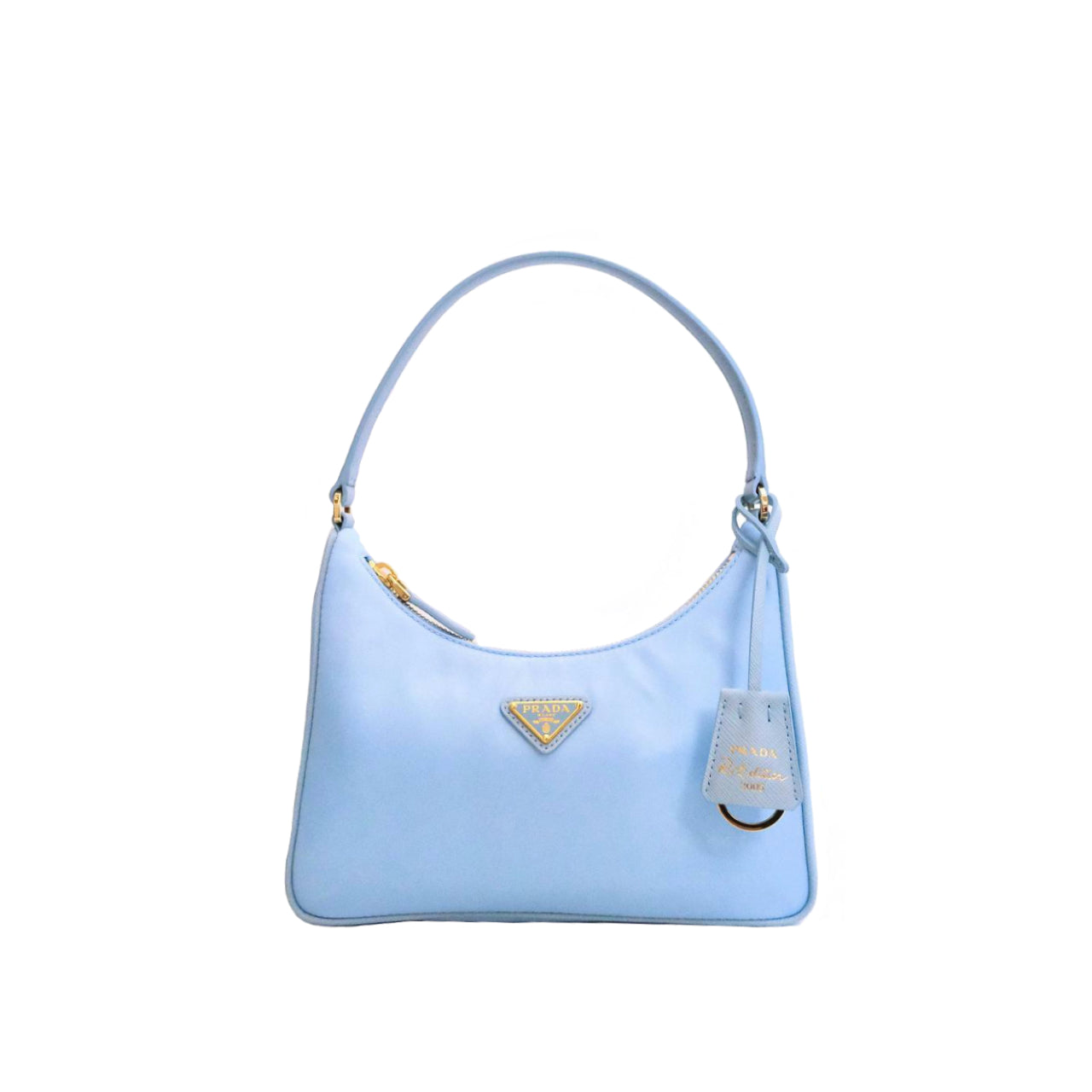 PRADA - Re-Edition 2005 Re-Nylon Mini Bag in Blue Celeste (Gold Hardware)