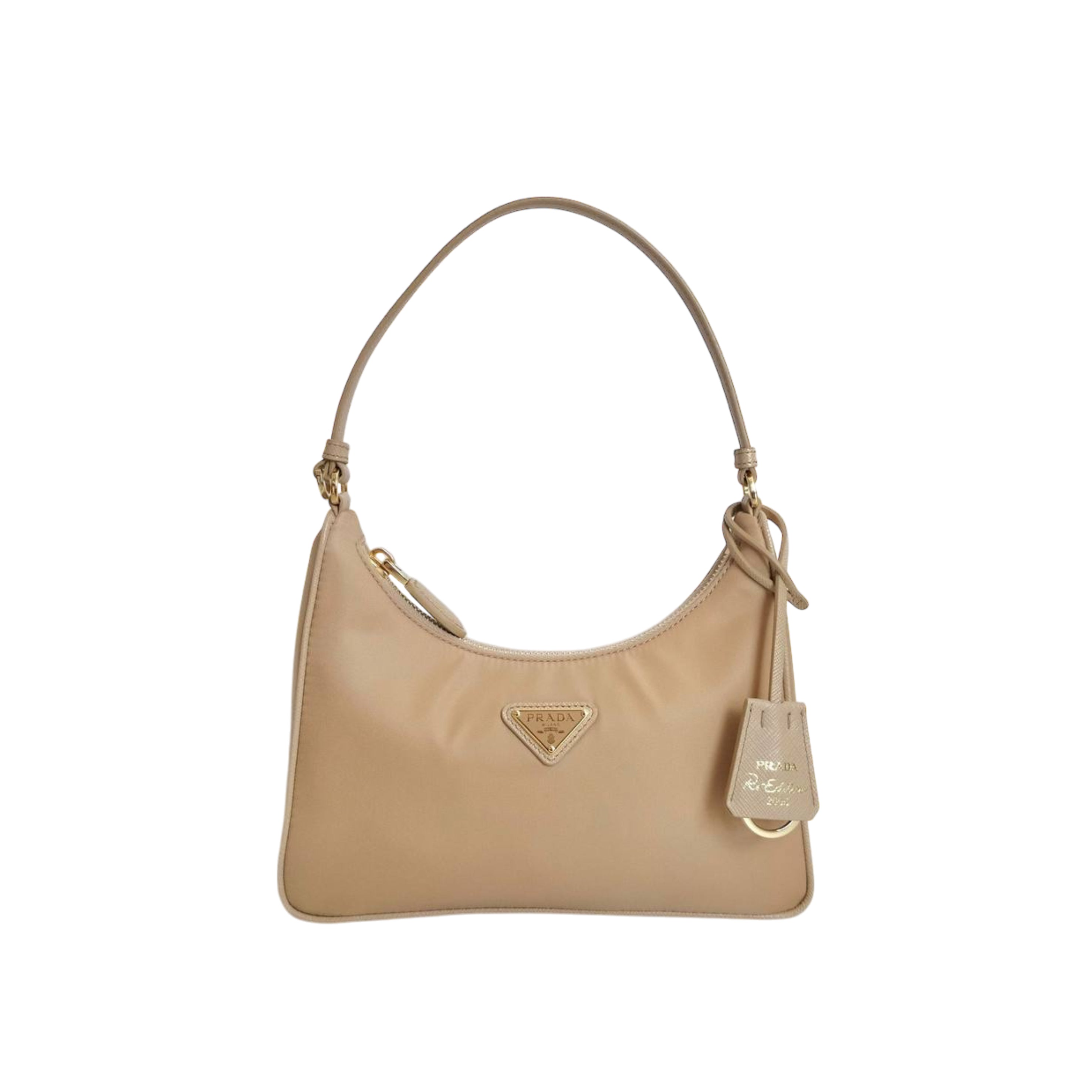 PRADA - Re-Edition 2005 Re-Nylon Mini Bag in Camel (Gold Hardware)